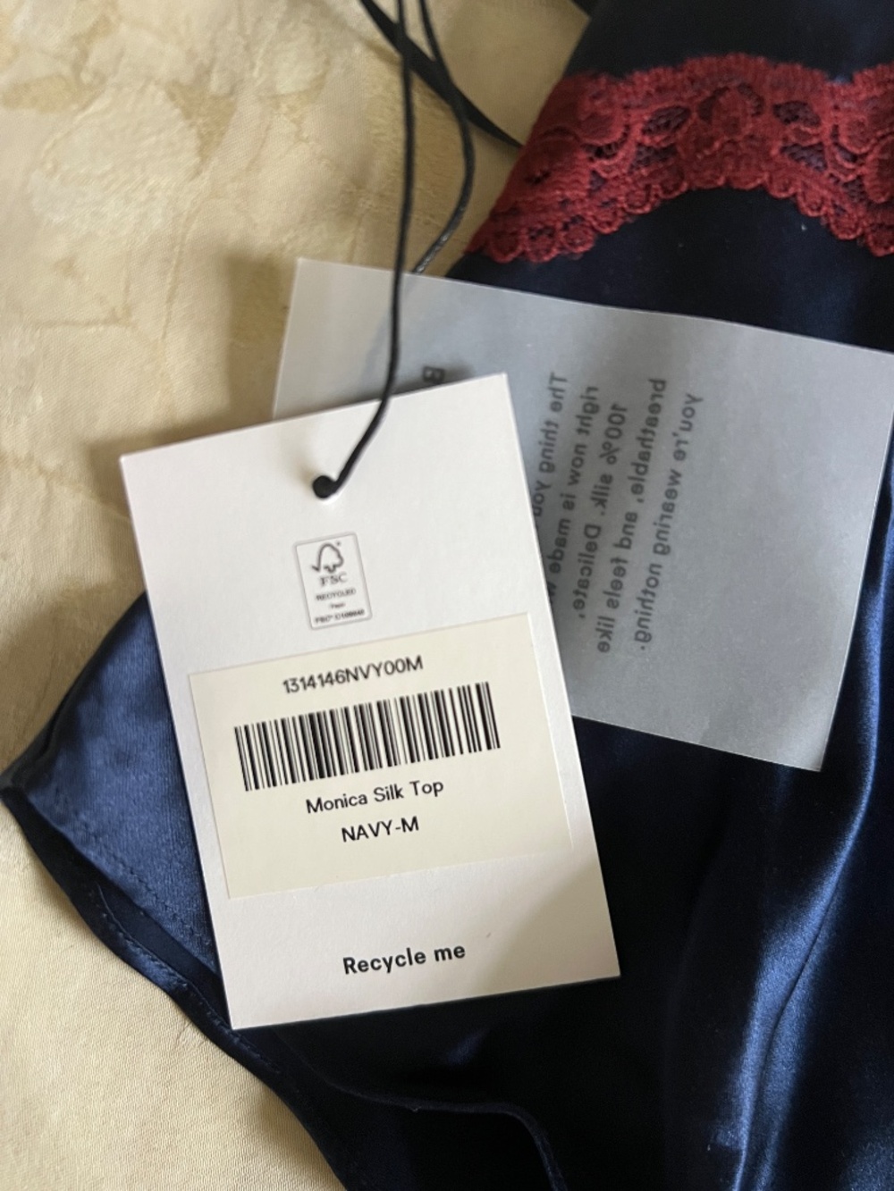 Reformation Monica Silk Top - Picture 5 of 5